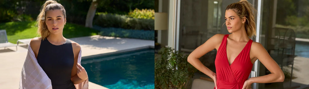 Red and Black Swimsuits That Turn Heads: A Bold Statement of Confidence