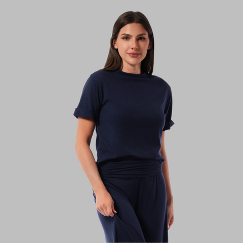 NORA RELAXED SCOOP NECK TOP