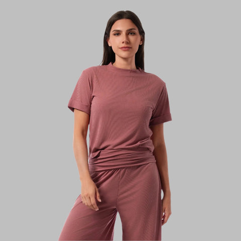 NORA RELAXED SCOOP NECK TOP