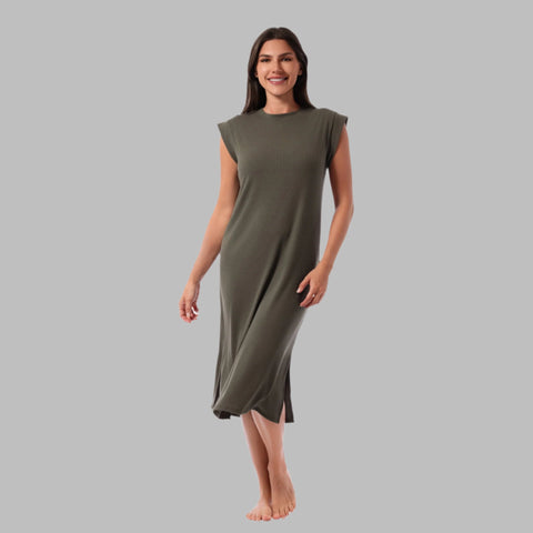 AVERY SLEEVELESS MIDI DRESS