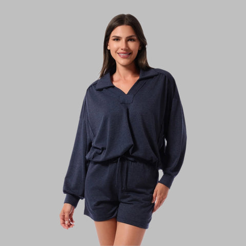 LEA LONG SLEEVE PULLOVER TOP