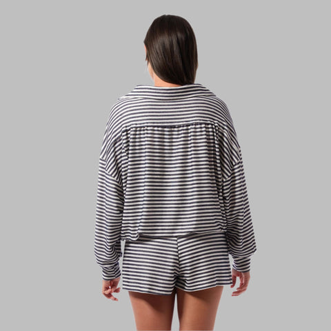 SADIE LONG SLEEVE PULLOVER TOP