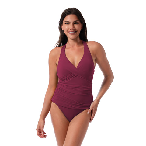 LOUISE WRAP TANKINI TOP