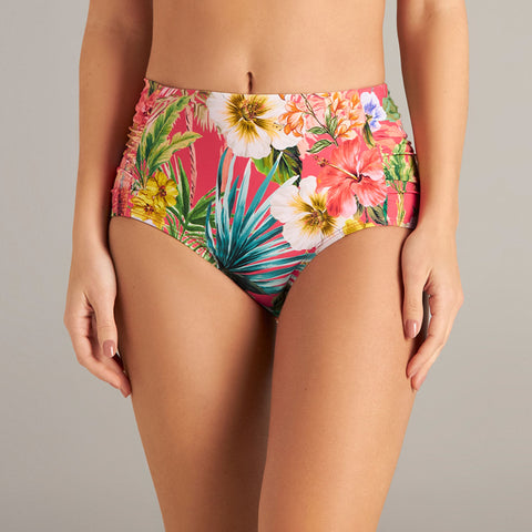 PALMS & TROPICS SIDE SHIRRED COMFORT CORE BOTTOM