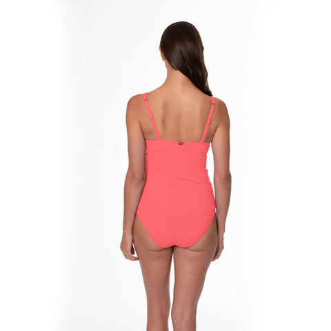 AMBER V-NECK TANKINI TOP