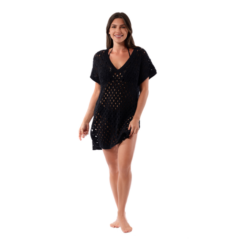 ROYAL BLACK KNITTED EDA TUNIC