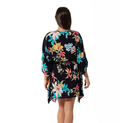 GARDEN PARTY JUNE SHORT TUNIC COVER UP