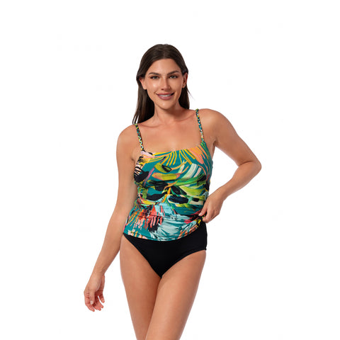 SUNSET MAGIC EDEN CAMI TANKINI TOP