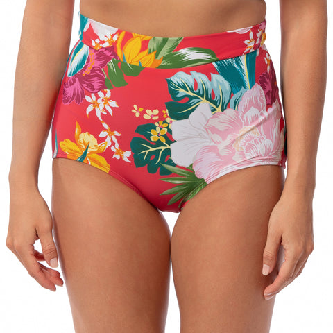 MORNING BLOOM RETRO SWIM SHORT BOTTOM