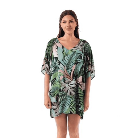 JUNGLE GLAM CELIA TUNIC COVERUP