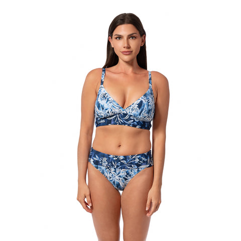 OCEAN MOSAIC CECILE MIDKINI TOP