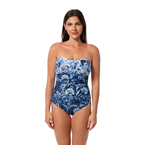 OCEAN MOSAIC FIONA BANDEAU ONE PIECE