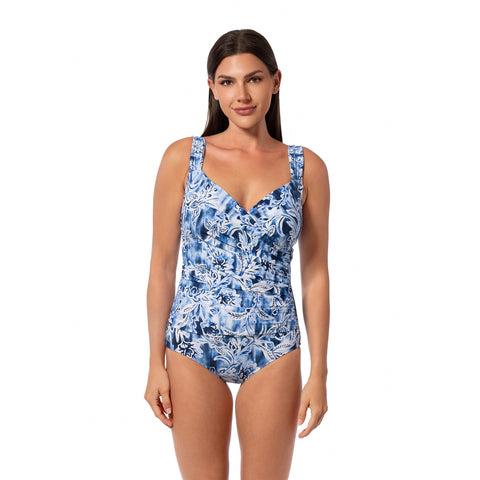 OCEAN MOSAIC SURPLICE MIO ONE PIECE