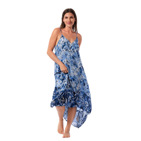 OCEAN MOSAIC MAGGIE SCARF DRESS
