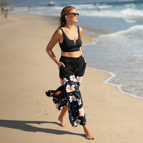 BLOOMING FLOWERS JOSEPHINE PULL ON PANT