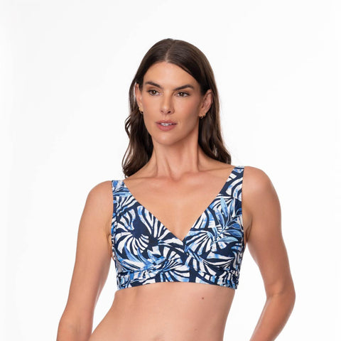 SEASIDE CRUSH VERA SURPLICE BRA TOP