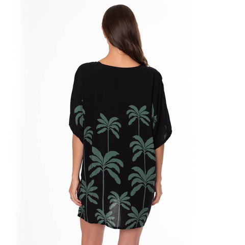 TROPICAL PALMS CELIA TUNIC COVERUP