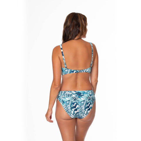 PALM CAMOUFLAGE VERA SURPLICE BRA TOP