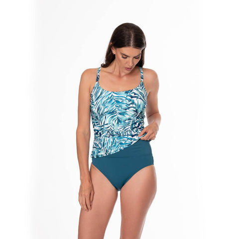 PALM CAMOUFLAGE EDEN CAMI TANKINI TOP