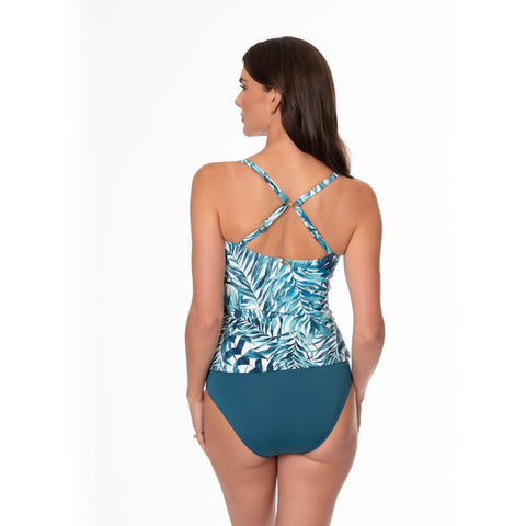 PALM CAMOUFLAGE EDEN CAMI TANKINI TOP
