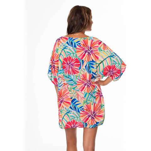 GARDEN EXPLOSION CELIA TUNIC COVERUP