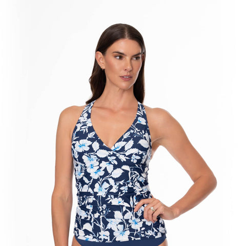 MIRAGE LOUISE WRAP TANKINI TOP