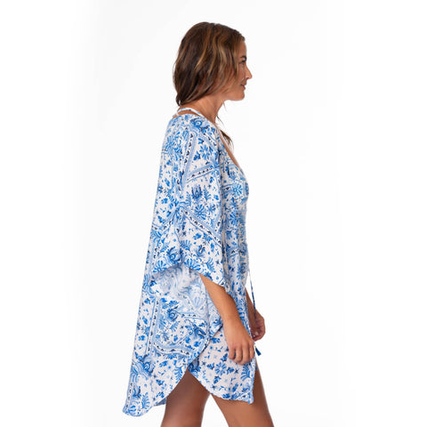 FRESH FUSION MADISON HANDKERCHIEF KIMONO