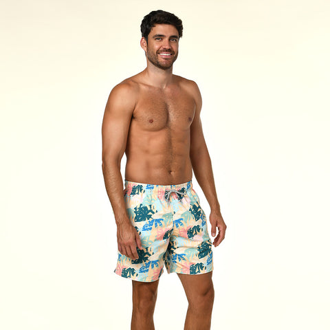 PALM BEACH MEN'S 7" VOLLEY SWIM SHORT